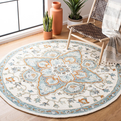 Safavieh Heritage Hg922A Ivory/Blue Rugs - Safavieh - hg922a - 6r