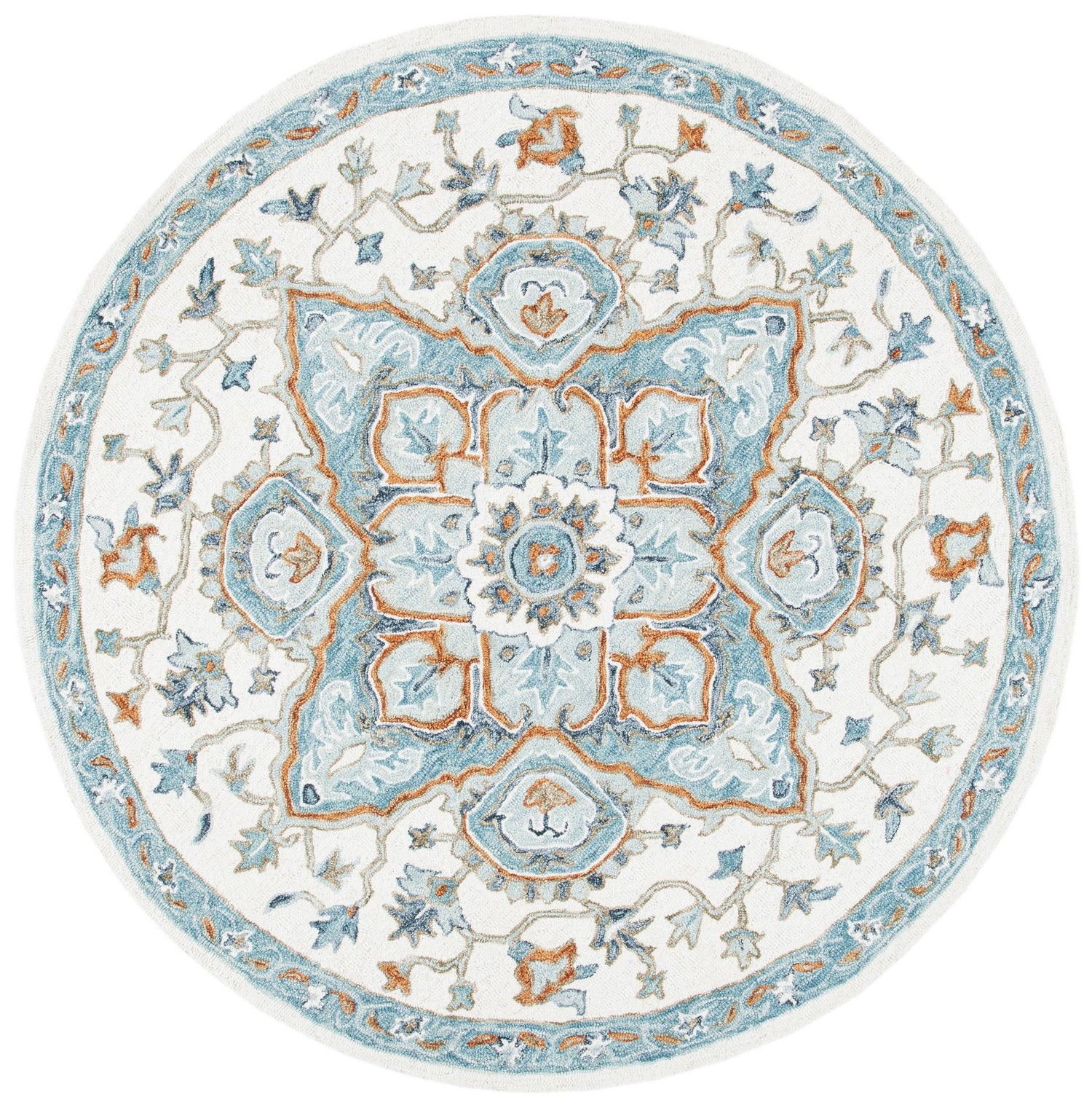 Safavieh Heritage Hg922A Ivory/Blue Rugs - Safavieh - hg922a - 6r