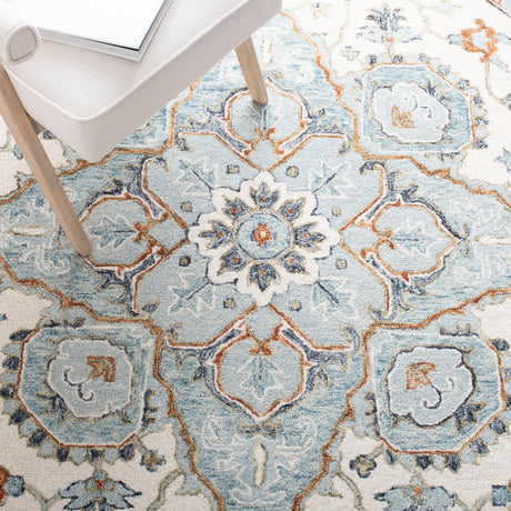 Safavieh Heritage Hg922A Ivory/Blue Rugs - Safavieh - hg922a - 6r