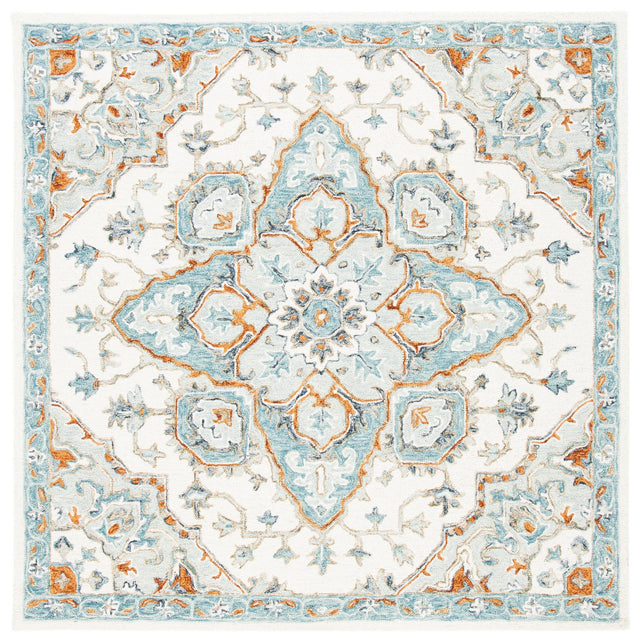 Safavieh Heritage Hg922A Ivory/Blue Rugs - Safavieh - hg922a - 6sq
