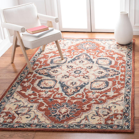 Safavieh Heritage Hg922Q Red/Black Rugs - Safavieh - hg922q - 3