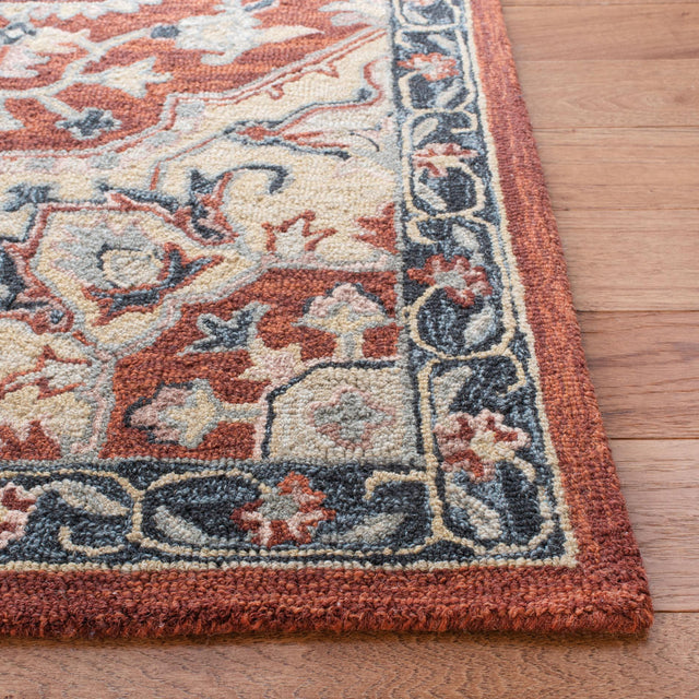 Safavieh Heritage Hg922Q Red/Black Rugs - Safavieh - hg922q - 6r