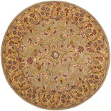 Safavieh Heritage Hg924A Green / Gold Rugs - Safavieh - hg924a - 4r