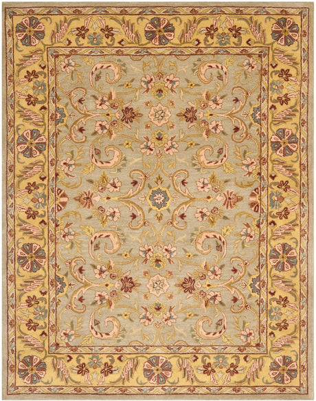 Safavieh Heritage Hg924A Green / Gold Rugs - Safavieh - hg924a - 6sq