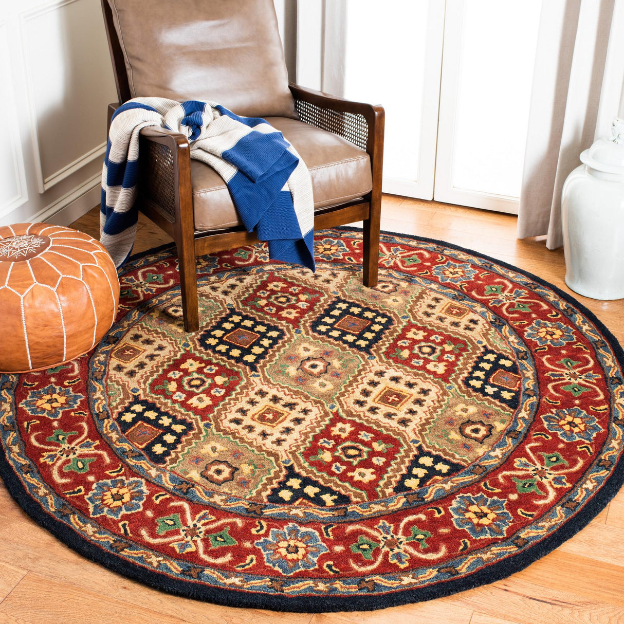 Safavieh Heritage Hg927Q Red/Beige Rugs - Safavieh - hg927q - 6r