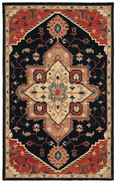 Safavieh Heritage Hg929N Navy/Red Rug - Safavieh - hg929n - 3