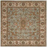 Safavieh Heritage Hg937A Light Blue / Ivory Rugs - Safavieh - hg937a - 6sq