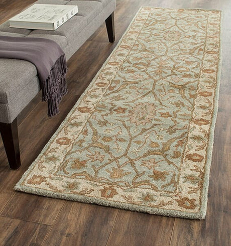 Safavieh Heritage Hg937A Light Blue / Ivory Rugs - Safavieh - hg937a - 6sq