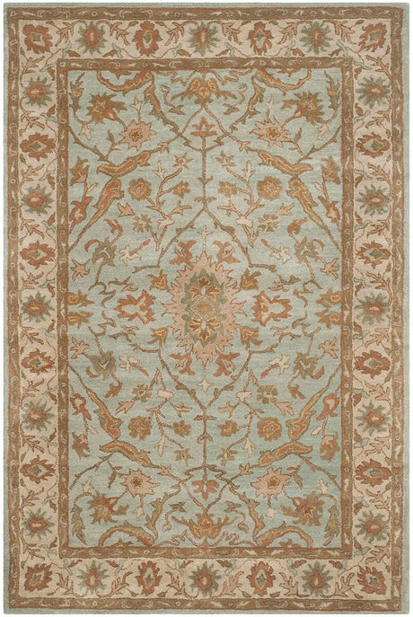 Safavieh Heritage Hg937A Light Blue / Ivory Rugs - Safavieh - hg937a - 6sq
