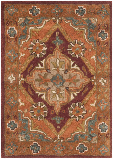 Safavieh Heritage Hg948A Rust Rugs - Safavieh - hg948a - 6r