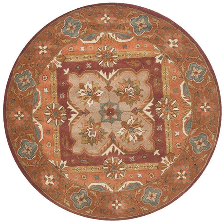 Safavieh Heritage Hg948A Rust Rugs - Safavieh - hg948a - 6r