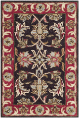 Safavieh Heritage 2'-0" x 3'-0" Rug in Chocolate / Red