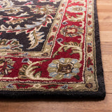 Safavieh Heritage 5'-0" x 8'-0" Rug in Chocolate / Red
