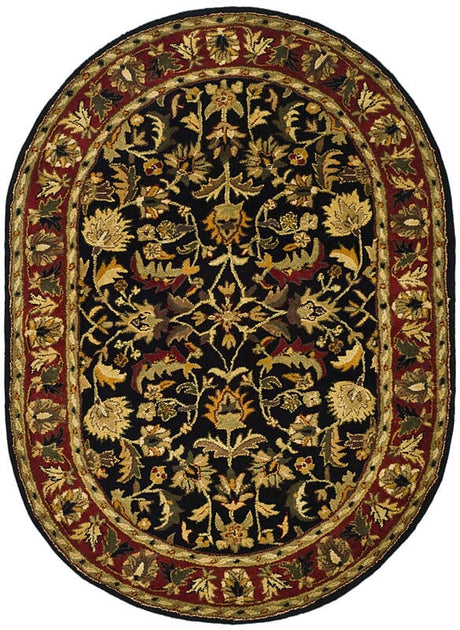 Safavieh Heritage hg953a Black / Red Rugs - Safavieh - hg953a - 5ov