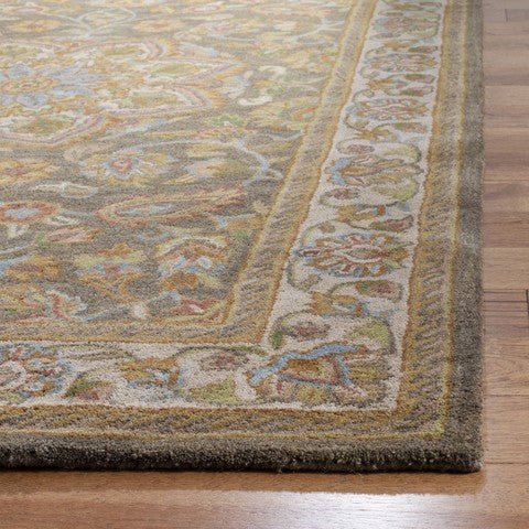 Safavieh Heritage Hg954A Green / Taupe Rugs - Safavieh - hg954a - 2