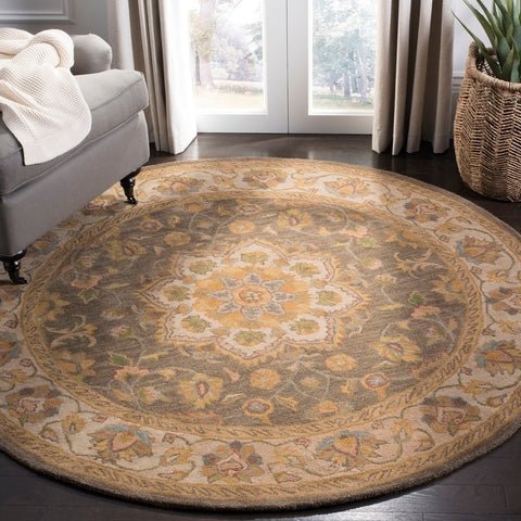 Safavieh Heritage Hg954A Green / Taupe Rugs - Safavieh - hg954a - 26