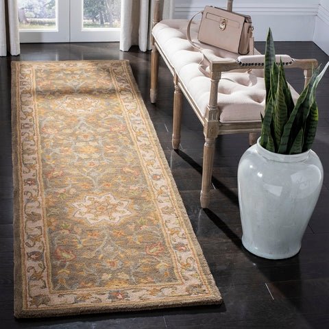 Safavieh Heritage Hg954A Green / Taupe Rugs - Safavieh - hg954a - 26