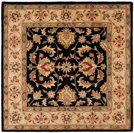 Safavieh Heritage hg957a Black / Gold Rugs - Safavieh - hg957a - 6sq