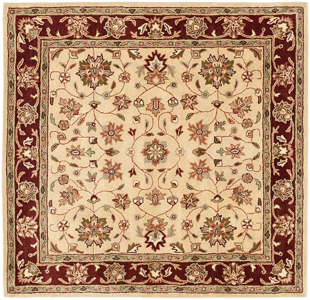 Safavieh Heritage Hg965A Ivory / Red Rugs - Safavieh - hg965a - 6sq