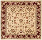 Safavieh Heritage Hg965A Ivory / Red Rugs - Safavieh - hg965a - 6sq