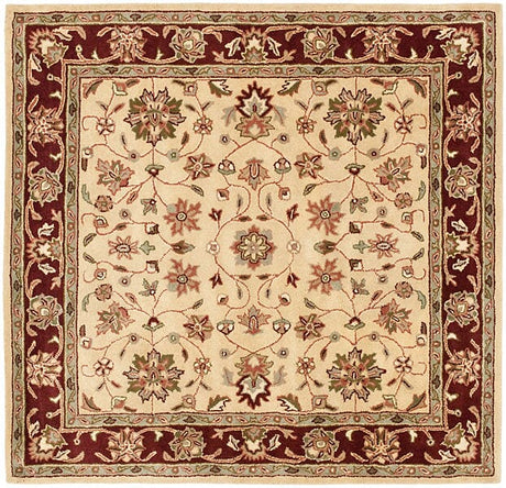 Safavieh Heritage Hg965A Ivory / Red Rugs - Safavieh - hg965a - 6sq