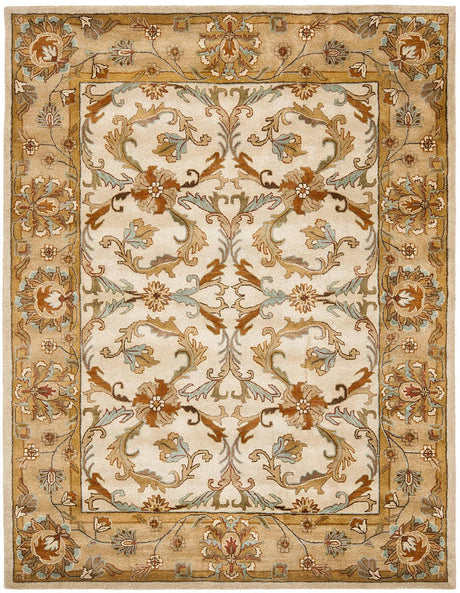 Safavieh Heritage Hg967A Beige / Gold Rugs - Safavieh - hg967a - 6r