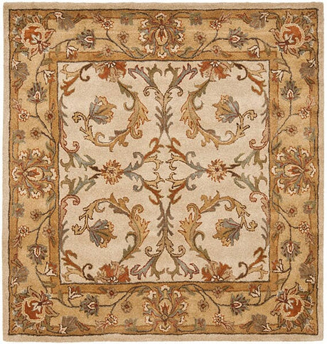 Safavieh Heritage Hg967A Beige / Gold Rugs - Safavieh - hg967a - 6sq