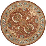 Safavieh Heritage Hg968A Brown / Blue Rugs - Safavieh - hg968a - 6r