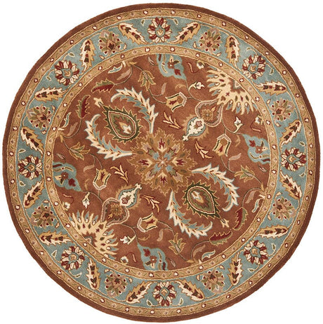 Safavieh Heritage Hg968A Brown / Blue Rugs - Safavieh - hg968a - 6r