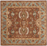 Safavieh Heritage Hg968A Brown / Blue Rugs - Safavieh - hg968a - 6sq