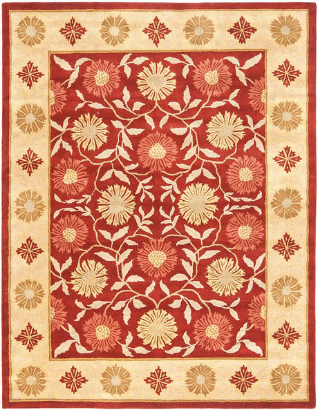 Safavieh Heritage Hg970A Red / Beige Rugs - Safavieh - hg970a - 2