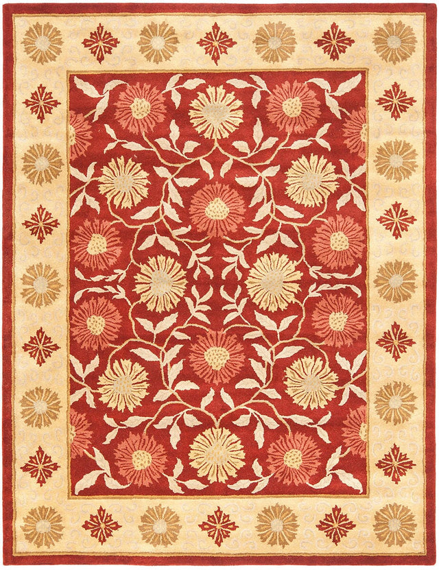 Safavieh Heritage Hg970A Red / Beige Rugs - Safavieh - hg970a - 2