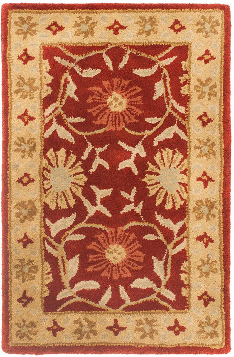 Safavieh Heritage Hg970A Red / Beige Rugs - Safavieh - hg970a - 6r