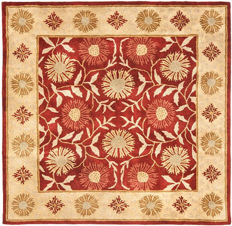 Safavieh Heritage Hg970A Red / Beige Rugs - Safavieh - hg970a - 6sq