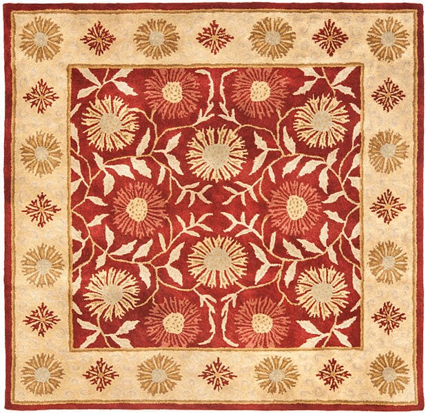 Safavieh Heritage Hg970A Red / Beige Rugs - Safavieh - hg970a - 6sq