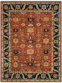 Safavieh Heriz Hrz277A Rust/Navy Rug - Safavieh - hrz277a - 6