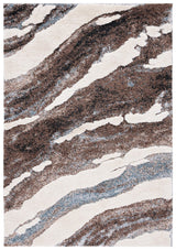 Safavieh Hi - Lo Shag Hls204T Brown/Beige Blue Rug - Safavieh - hls204t - 4