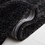 Safavieh Hi - Lo Shag Hls214Z Black Rug - Safavieh - hls214z - 7r