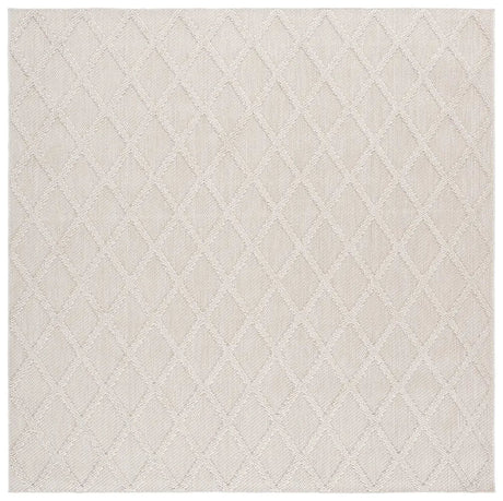 Safavieh Highland 6'-7" x 6'-7" Rug in Light Beige / Ivory