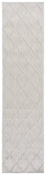 Safavieh Highland 2'-2" x 9'-0" Rug in Light Grey / Ivory