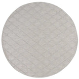 Safavieh Highland 6'-7" x 6'-7" Rug in Light Grey / Ivory