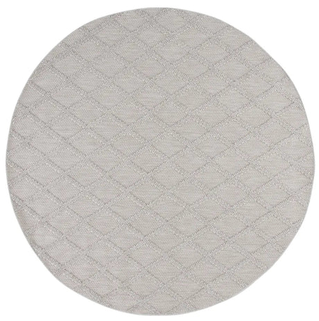 Safavieh Highland 6'-7" x 6'-7" Rug in Light Grey / Ivory