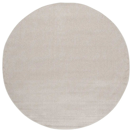Safavieh Highland Plain 6'-7" x 6'-7" Rug in Light Beige / Ivory