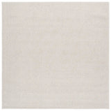 Safavieh Highland Plain 6'-7" x 6'-7" Rug in Light Beige / Ivory