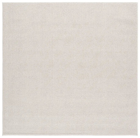 Safavieh Highland Plain 6'-7" x 6'-7" Rug in Light Beige / Ivory