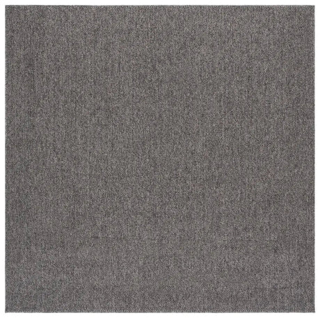Safavieh Highland Plain 6'-7" x 6'-7" Rug in Charcoal / Grey