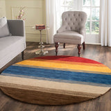 Safavieh Himalaya Him581A Orange / Multi Rugs - Safavieh - him581a - 6sq