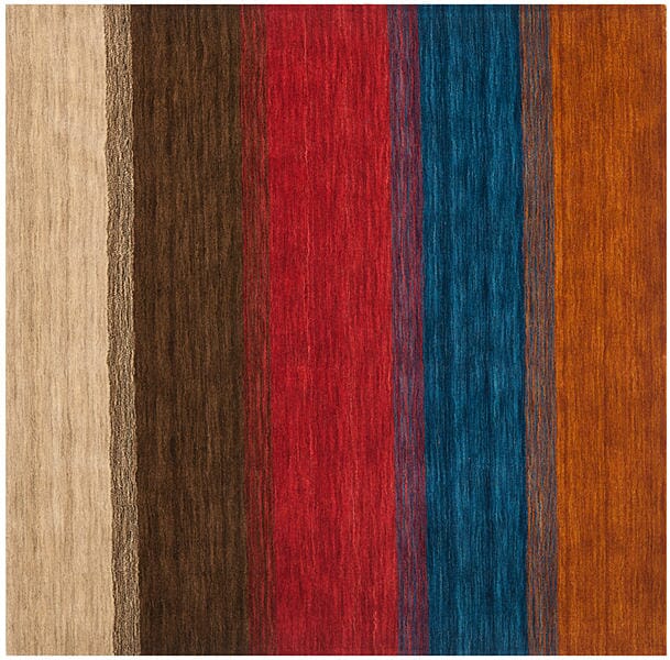 Safavieh Himalaya Him581A Orange / Multi Rugs - Safavieh - him581a - 6sq