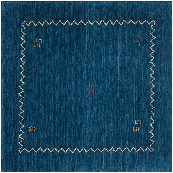 Safavieh Himalaya Him583A Blue Rugs - Safavieh - him583a - 6sq