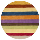 Safavieh Himalaya 6'-0" x 6'-0" Rug in Yellow / Multi